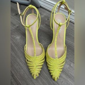 Betsey Johnson green high heels
